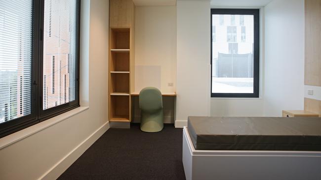 One of the rooms in thee mental health unit at Northern Beaches Hospital. Picture: Adam Yip / Manly Daily