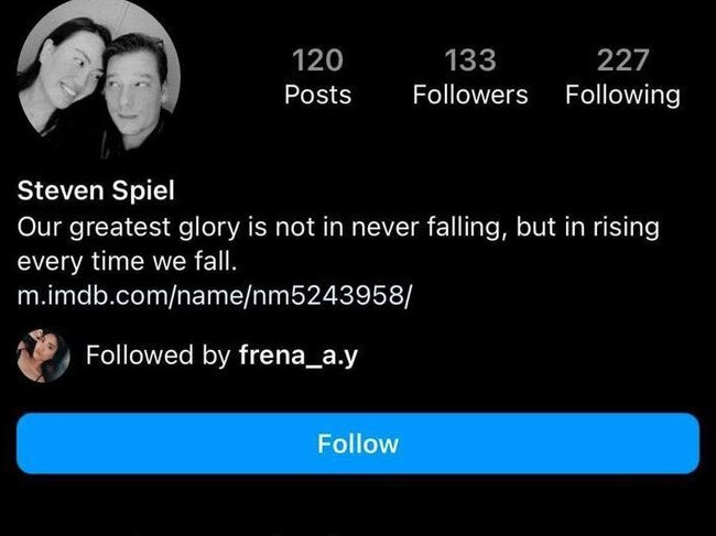 Yusof’s new man Steven Spiel has a picture of the couple as his Instagram profile picture.