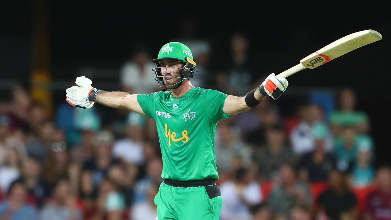 GOLD COAST, AUSTRALIA – DECEMBER 20: Glenn Maxwell of the Stars reacts during the Big Bash League Match between the Brisbane Heat and the Melbourne Stars at Metricon Stadium on December 20, 2019 in Gold Coast, Australia. (Photo by Chris Hyde/Getty Images)