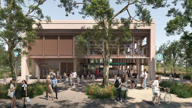 Bradfield Station will connect the new city to the rest of Sydney and beyond. Picture: Sydney Metro