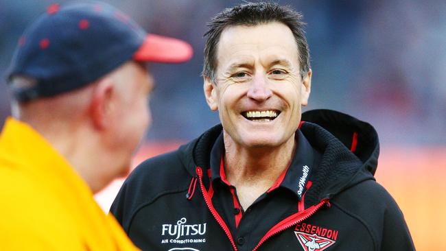 It was a good day for Bombers coach John Worsfold. Pic: Getty Images