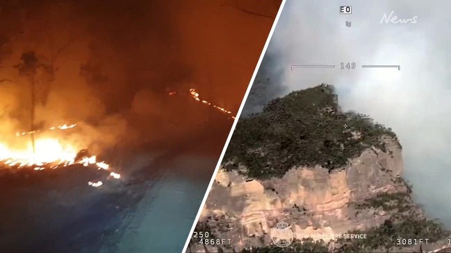 Watch: Dangerous bushfires burn through NSW