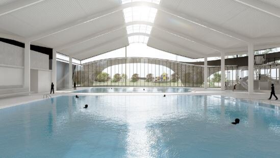 An artist’s impression of the indoor pool. Picture: Moorabool Shire Council.