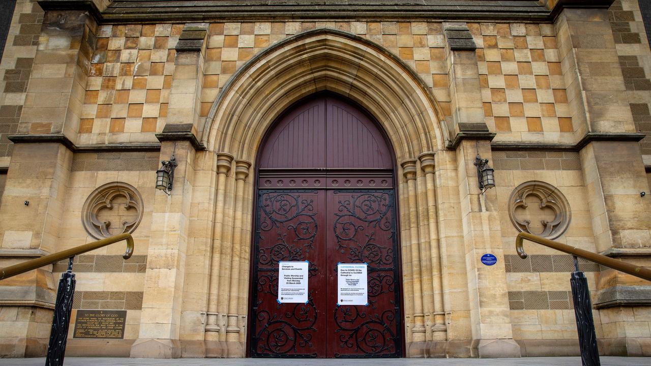 St Paul’s Cathedral in Melbourne is the latest site to report a Covid outbreak. Picture: Mark Stewart