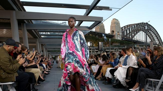 The Aje Resort 20 'Bloomscape' Collection Show the opening show for Mercedes-Benz Fashion Week Australiain 2019. Picture: Damian Shaw