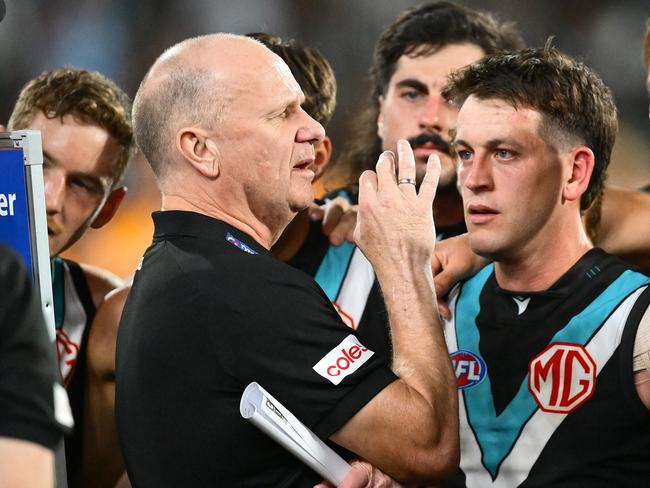 Ken Hinkley has just 13 games left as Port Adelaide coach. Picture: Getty Images