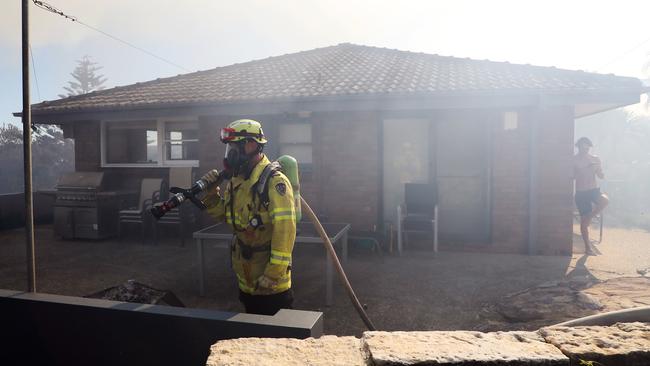 “On-call” fireys get about $200 a week. Picture: David Swift.