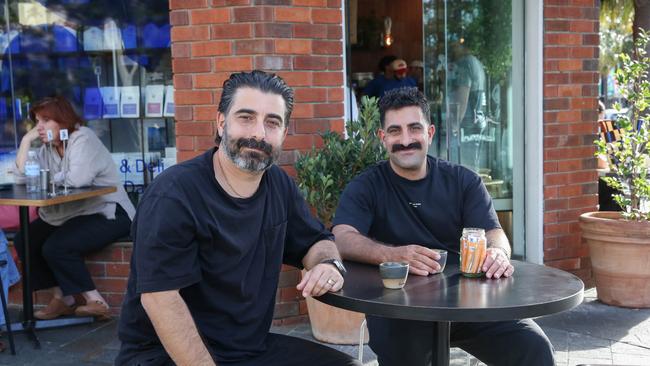 Long-time hospitality operators and brothers Harry and Mario Kapoulas will open Homer Rogue Taverna. Picture: Supplied