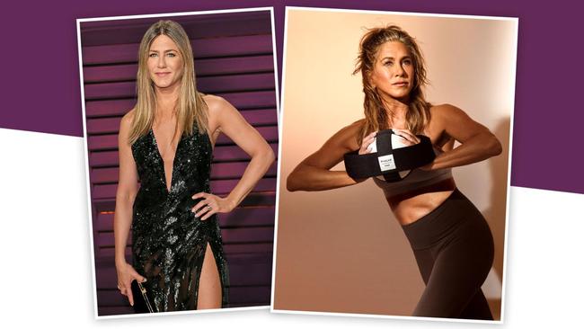 Jennifer Aniston talks about her ‘new obsession’ with a female-focused fitness brand called Pvolve. Picture: The Times