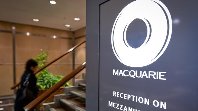 Consensus estimates have Macquarie reporting a full-year profit of about $5bn. Picture: Bloomberg