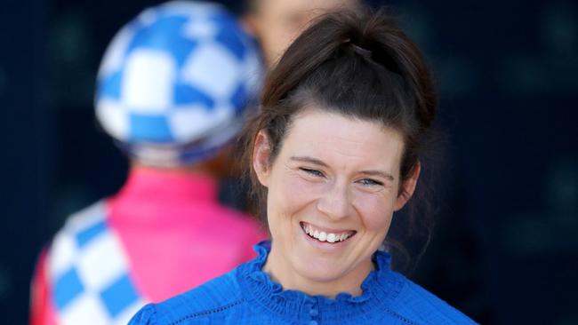 SYDNEY, AUSTRALIA - JUNE 17: Danielle Seib prepares for Race 3 TAB Highway during "W.J McKell Cup Day" - Sydney Racing at Rosehill Gardens on June 17, 2023 in Sydney, Australia. (Photo by Jeremy Ng/Getty Images)