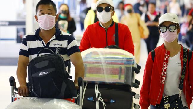 Passengers arrive at Sydney International Airport. Picture; Matrix.