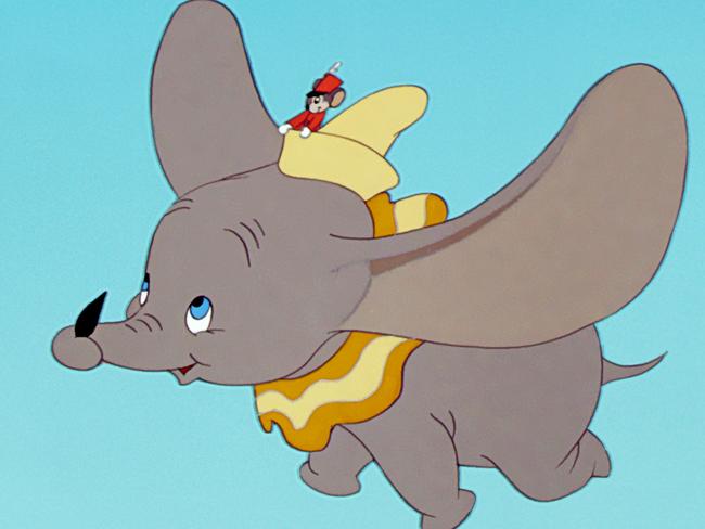 History. Screen grab from the 1941 Disney film Dumbo