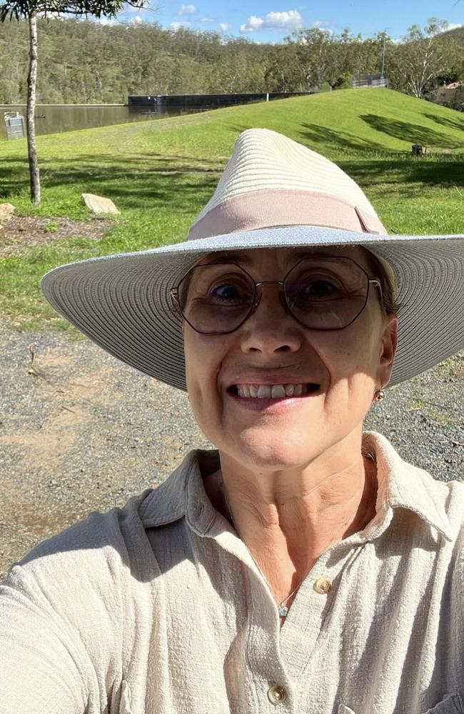 Rockhampton Regional Council water portfolio holder and councillor Donna Kirkland at the Mount Morgan dam.