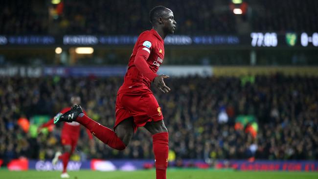 Sadio Mane scored after having started the game on the bench.