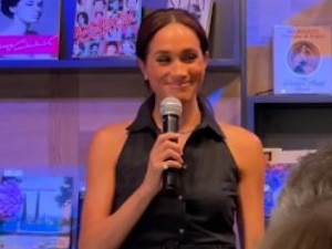 Meghan Markle at Goodmothers bookstore in California. Picture: Instagram