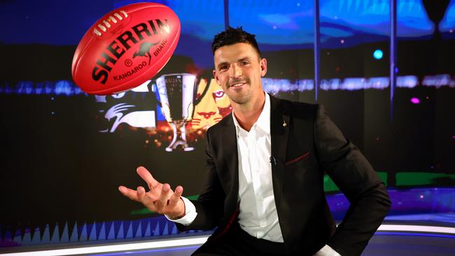 Collingwood star Scott Pendlebury is joining Channel 7 as its finals expert through until the Grand Final. Picture: David Caird