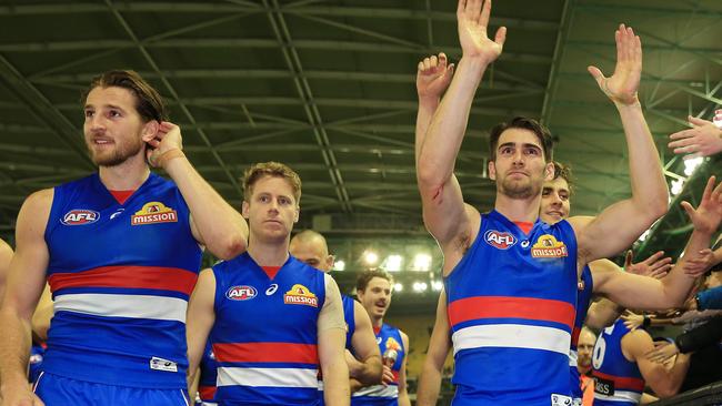 Marcus Bontempelli is the likely successor to Easton Wood as Western Bulldogs captain. Picture: Mark Stewart.