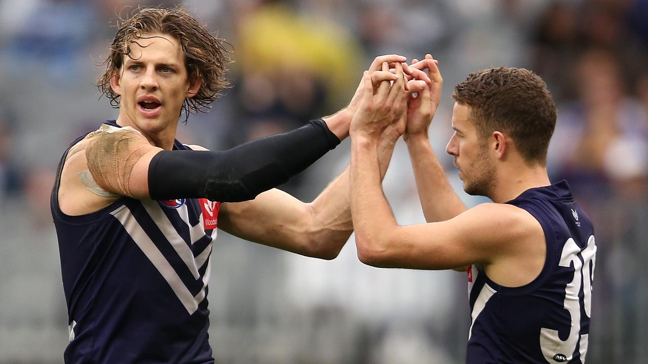Fremantle upset Geelong in Round 20. (Photo by Paul Kane/Getty Images)