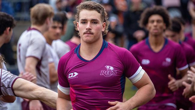 Joe Liddy in action for the QLD Reds U18 team. Picture: Tom Primmer.