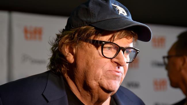 Filmmaker Michael Moore thinks the US’s bungled Afghanistan withdrawal will be merely a “footnote” in five months’ time. Picture: Getty Images