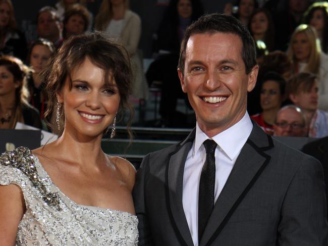 Rove and Tasma Walton at the 2009 Logies.