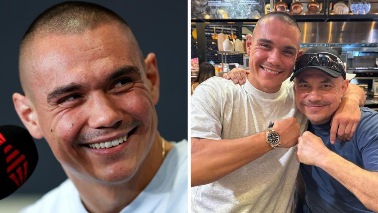 ‘Dad’s coming’: Tim Tszyu teases reunion with Kostya at world title fight