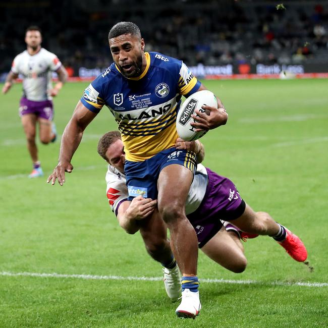 Jennings in action for the Parramatta Eels in 2020. Picture: Phil Hillyard