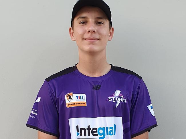 Tom Menzies was selected for the Storm last season. Picture: Darwin Cricket Club.