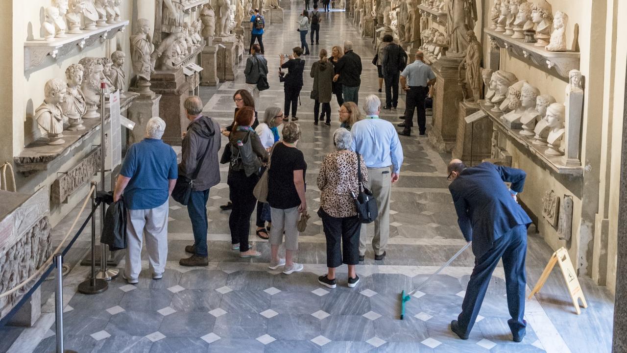 A US tourist broke two Roman busts at the Vatican after officials denied him an audience with Pope Francis. Picture: iStock