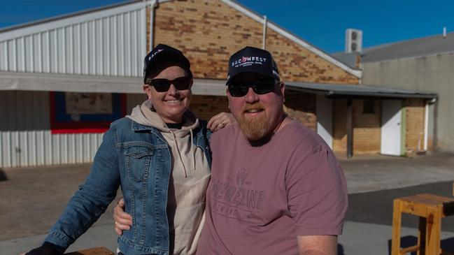 Nat and Trent Gassman at the Kingaroy BaconFest 2023.