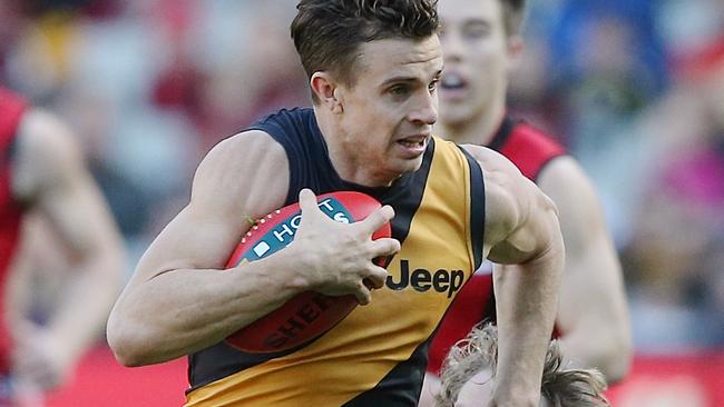 Brett Deledio in action for Richmond. Picture: Wayne Ludbey