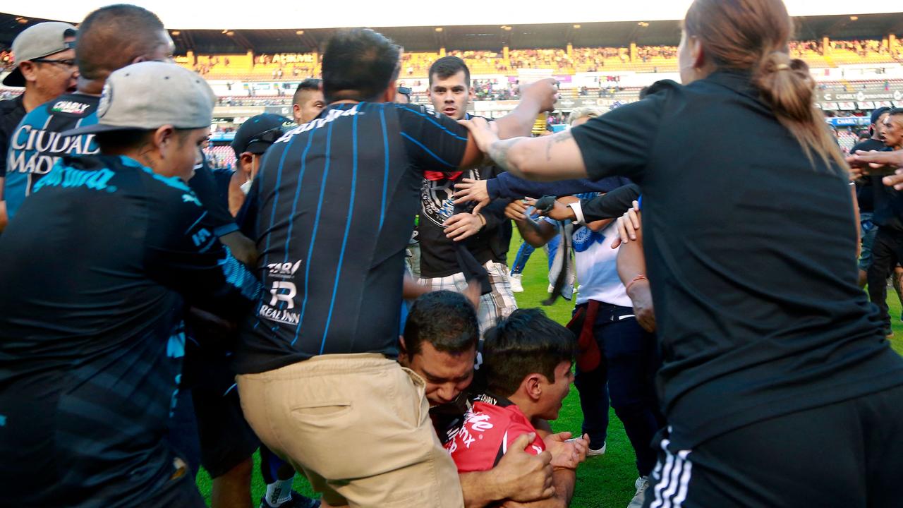 Mexican Football Brawl: Mexican Club Queretaro handed HUGE PUNISHMENT after MASSIVE brawl with rival team Atlas - Check pics