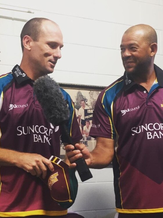 Bowman and Symonds at the 2017 Bulls Masters. Photo: Instagram / plgrn07
