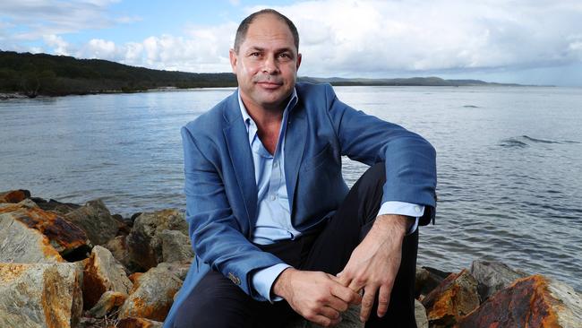 Cameron Costello, CEO of Quandamooka Yoolooburrabee Aboriginal Corporation. Picture: Liam Kidston