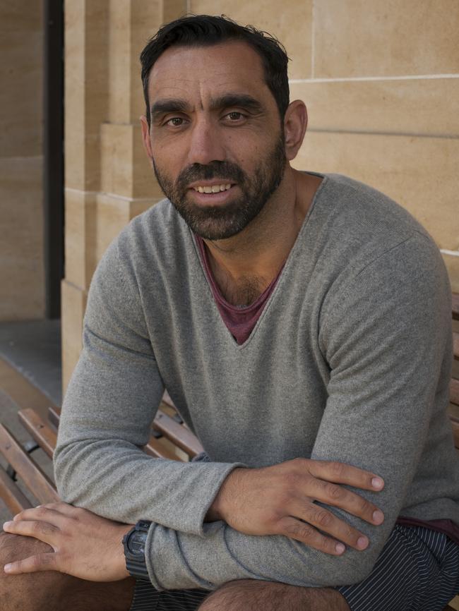 Yet to sign a new contract with Sydney Swans ... Australian of the Year Adam Goodes. Picture: SBS