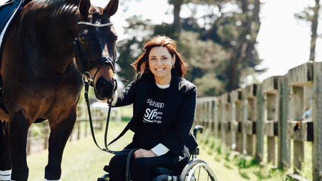 Partners: Joy Heenan with her horse, Sandman. Pictures: Chloe Smith