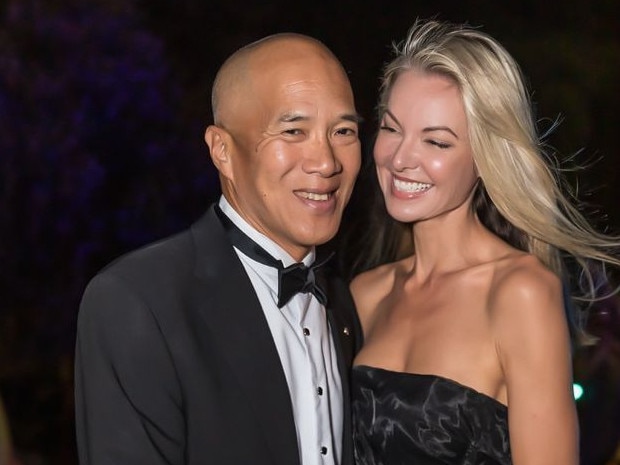 Neurosurgeon Charlie Teo and girlfriend Traci Griffiths.