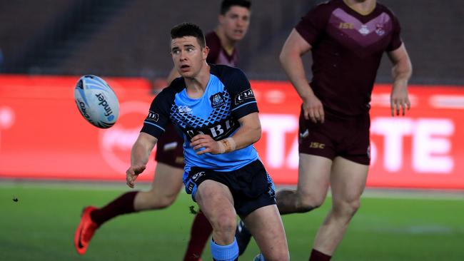 Jock Madden in action during the under 18's Origin game between Queensland and NSW.