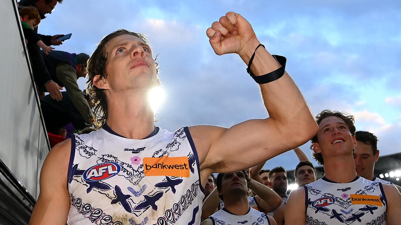 Fremantle list boss David Walls says Fyfe is still viewed as a ‘tremendous leader’ at the Dockers. Picture: Quinn Rooney / Getty Images