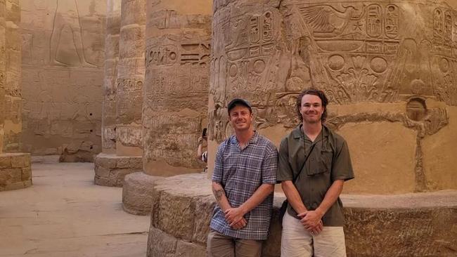 Eagle Jayden Hunt is in Egypt.