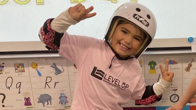 Little skater Lulu Russell has 1000 followers on Instagram.