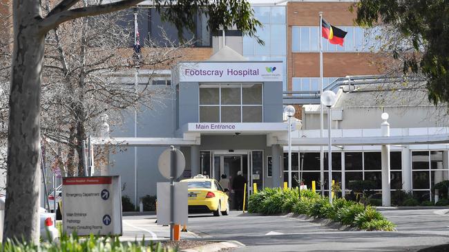 Footscray Hospital will have new mobile security patrols. Picture: Andy Brownbill