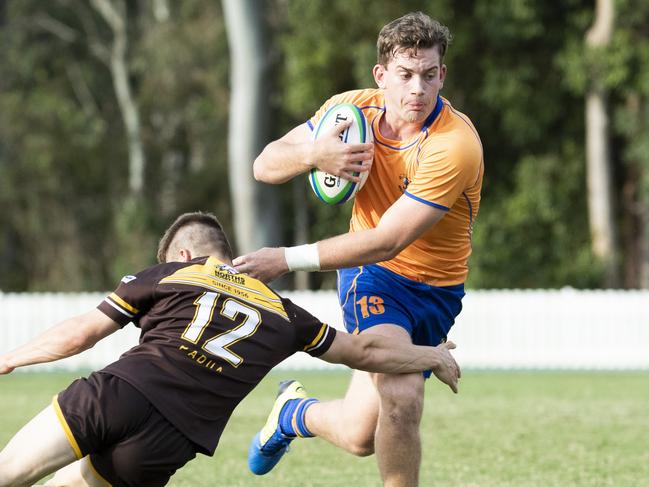 Josh Billing, pictured playing for Marist College Ashgrove, is Pat Carrigan’s cousin. Picture: Renae Droop