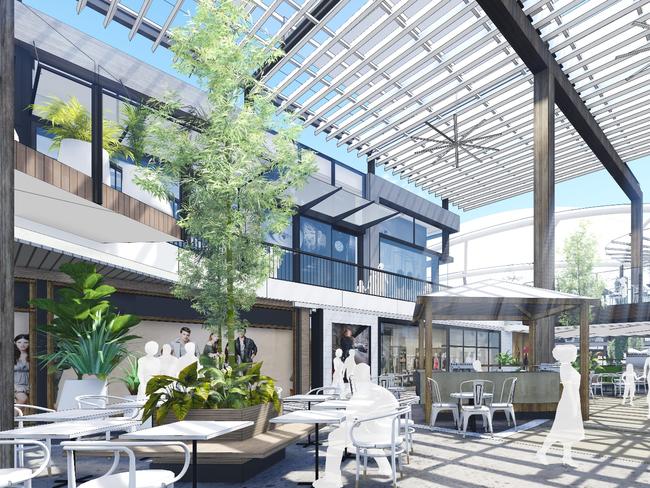 An artists impression of the Westfield Warringah opposite which is undergoing expansion.