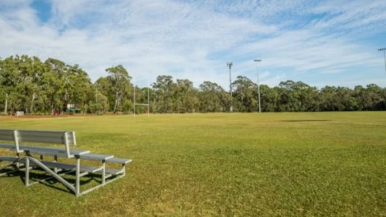 The soggy playing fields at Redland Bay were left empty over the weekend. Picture: Judith Kerr