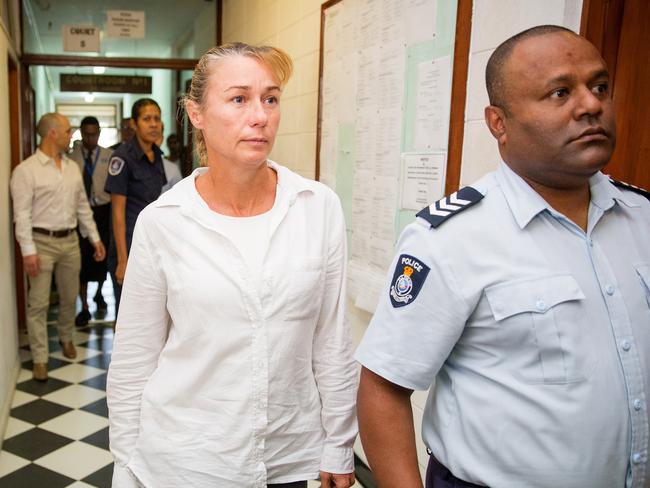 Yvette Nikolic at the Lautoka High Court complex. Picture: Mark Stewart