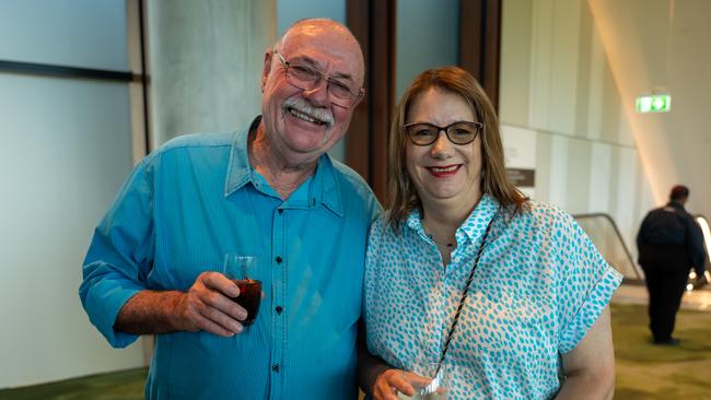 Warren Entsch and former Douglas Shire mayor Julia Leu in Cairns in June. Picture: Emily Barker