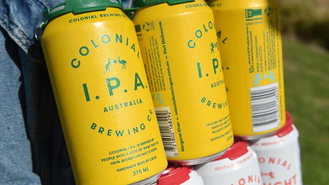 The family-owned Colonial Brewing Company is in trouble because some fool insists the beer is racist. Picture: Chris Eastman