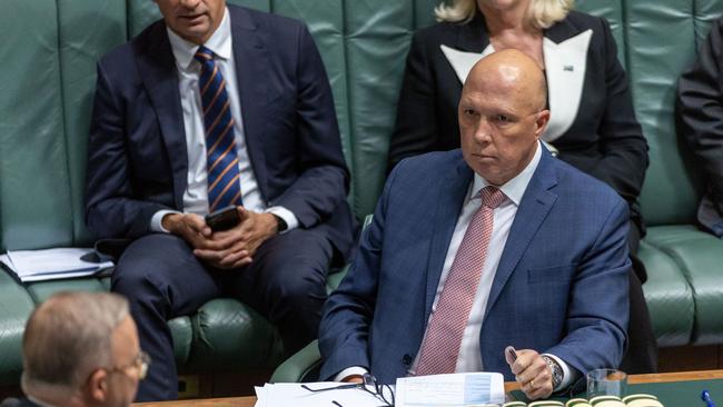 Albanese must also believe the referendum will damage Peter Dutton’s standing, writes Paul Kelly. Picture: NCA NewsWire / Gary Ramage